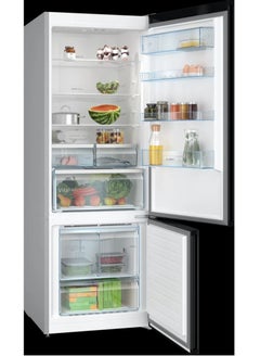 BOSCH Refrigerator Series 4 with bottom freezer Net Capacity 505 Liter hyper Fresh Black stainless steel KGN56CX30U KGN56CX30U Black  - Image 2