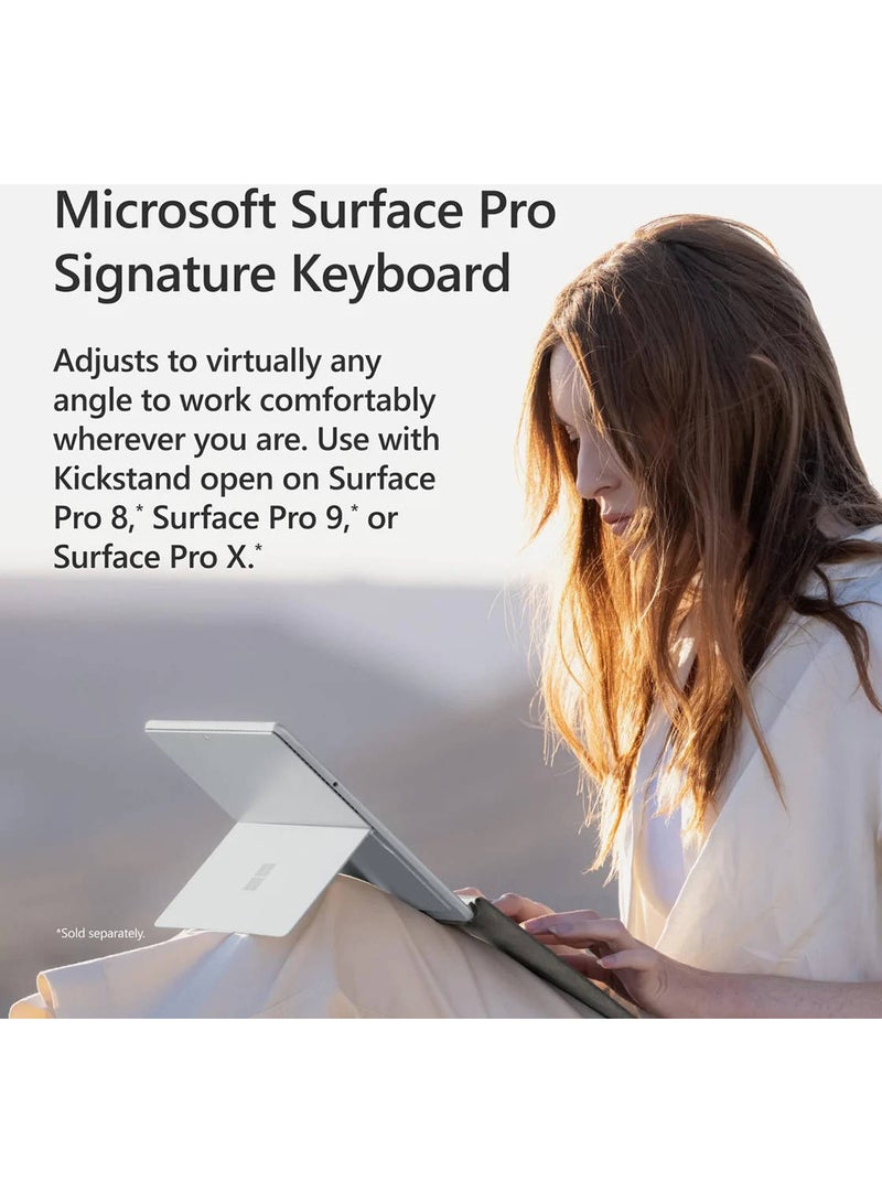 Microsoft Keyboard Surface Pro8/prox/pro9 Signature W/O Pen Sphrblu Blue - Image 2