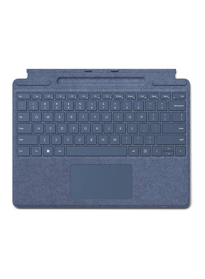 Microsoft Keyboard Surface Pro8/prox/pro9 Signature W/O Pen Sphrblu Blue - Image 1