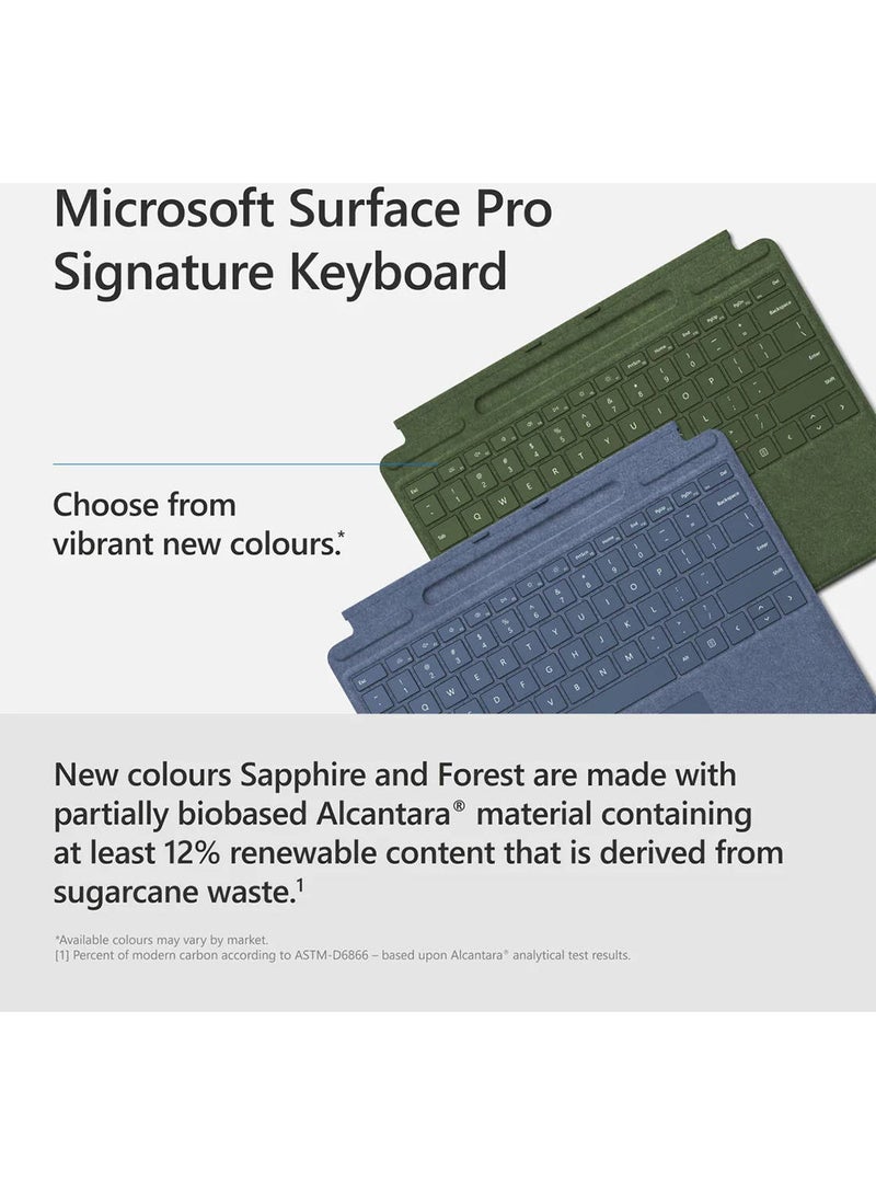 Microsoft Keyboard Surface Pro8/prox/pro9 Signature W/O Pen Sphrblu Blue - Image 4
