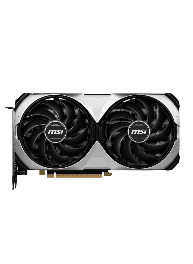 إم اس أي - بطاقة رسومات Gaming RTX 4070 Ti Super 16G Ventus 2X OC (NVIDIA RTX 4070 Ti Super، 256 بت، ساعة التعزيز: 2655 ميجاهرتز، 16 جيجابايت GDRR6X 21 جيجابت في الثانية، HDMI/DP، بنية Ada Lovelace) - Image 1