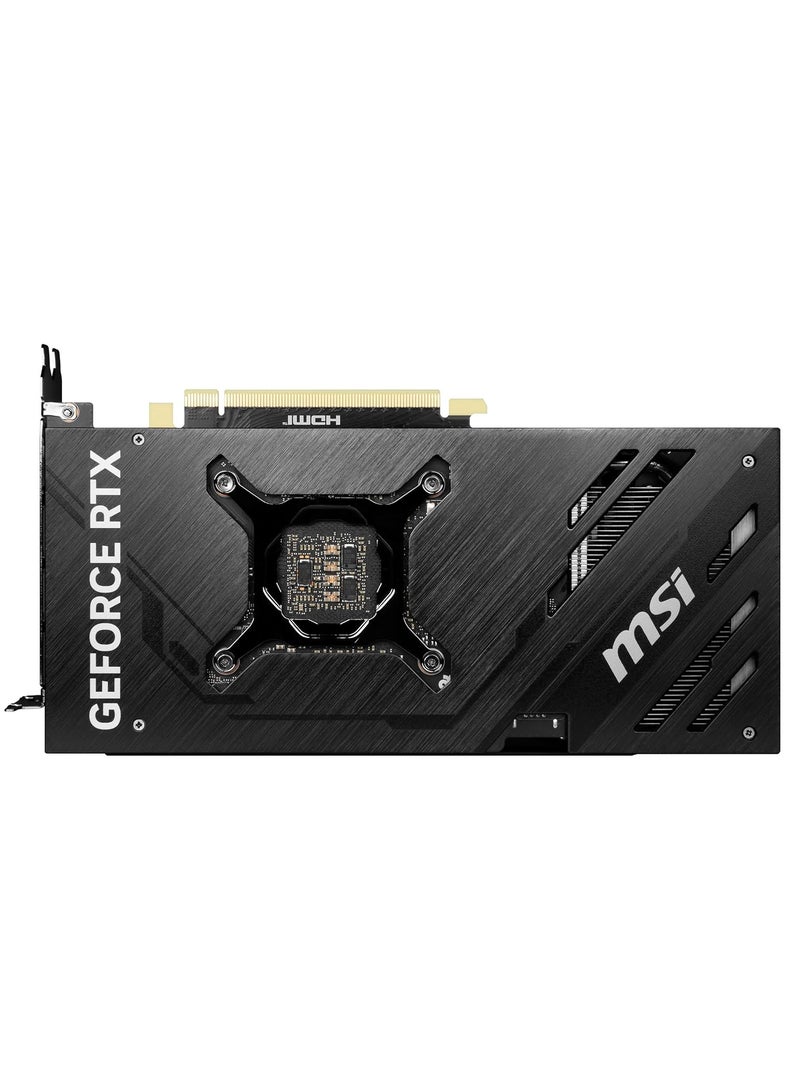 إم اس أي - بطاقة رسومات Gaming RTX 4070 Ti Super 16G Ventus 2X OC (NVIDIA RTX 4070 Ti Super، 256 بت، ساعة التعزيز: 2655 ميجاهرتز، 16 جيجابايت GDRR6X 21 جيجابت في الثانية، HDMI/DP، بنية Ada Lovelace) - Image 1
