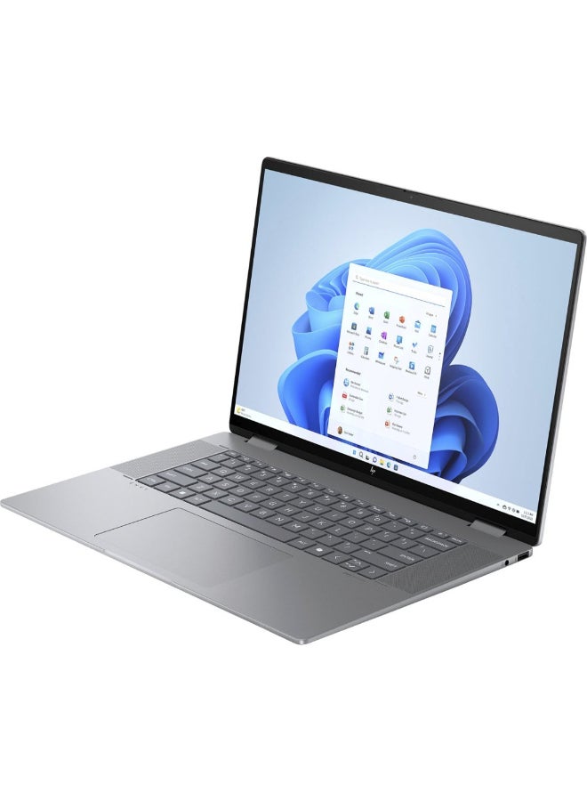 إتش بي - كمبيوتر محمول Envy x360 2 في 1، شاشة لمس LED WUXGA IPS LED مقاس 16 بوصة، معالج AMD Ryzen 5-8640HS/ذاكرة وصول عشوائي 8 جيجابايت/محرك أقراص SSD سعة 512 جيجابايت/بطاقة رسومات Intel UHD/نظام تشغيل Windows 11 - Image 1