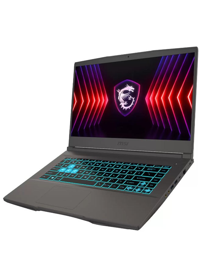 MSI - Thin 15 Gaming Laptop With 15.6-Inch FHD IPS 144Hz Display, Core i5-12450H Processor/16GB RAM/512GB SSD/4GB NVidia GeForce RTX 3050 Graphics/Windows 11 Home English Gray (Upgraded Version) - Image 1