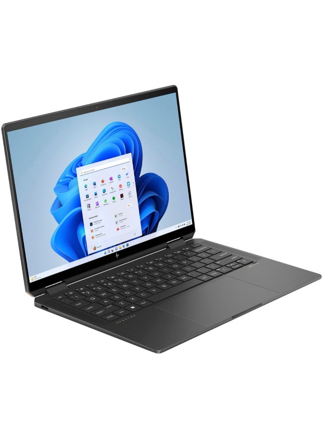 إتش بي - كمبيوتر محمول Spectre X360 14-EU0013DX 2 في 1 بشاشة مقاس 14 بوصة، ومعالج Core Ultra 7-155H/ذاكرة وصول عشوائي سعة 16 جيجابايت/محرك أقراص SSD سعة 1 تيرابايت/بطاقة رسومات Intel ARC/نظام التشغيل Windows 11 Home - Image 1