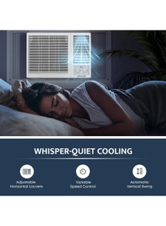 Krome 2 Ton Window Air Conditioner, 24000 BTU, R410a Gas,Rotary Compressor, Energy Efficient, Low Noise, Maximum Cooling, Mechanical Control, Turbo Mode, 1 Year Warranty KR-AWR24ST3 White  - Image 3