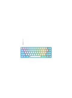 havit Usb-C Rgb Membrane Gaming Keyboard Blue/White Kb877L  - Image 1