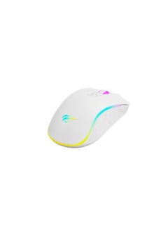 havit MS1034 RGB Backlit Programmable Gaming Mouse, A725F chip, 7 Buttons, White | HVMS-MS1034-WHM  - Image 5