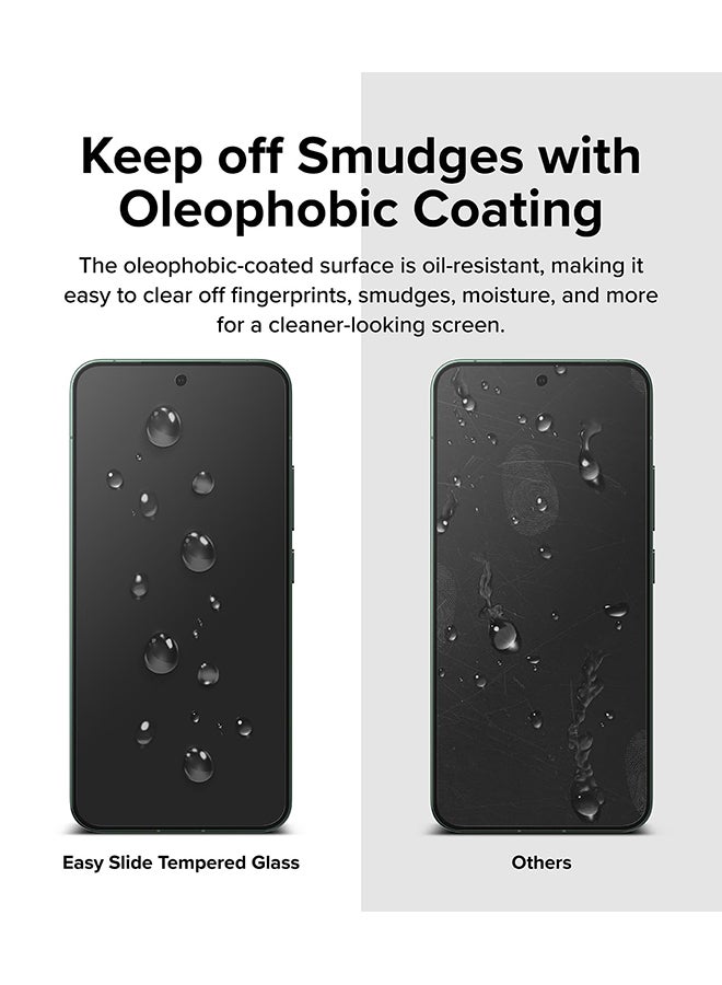Ringke Tempered Glass [Easy Slide] Compatible with Xiaomi 14 Screen Protector, Case Friendly Shatterproof Premium 9H Hardness, Easy to Install - 2 Pack Clear - Image 3