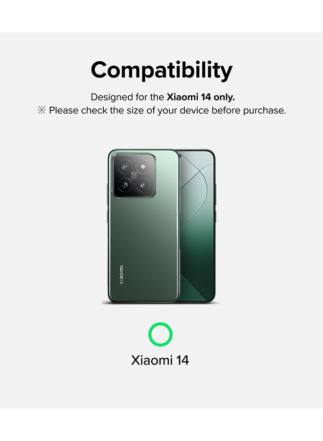 Ringke Tempered Glass [Easy Slide] Compatible with Xiaomi 14 Screen Protector, Case Friendly Shatterproof Premium 9H Hardness, Easy to Install - 2 Pack Clear - Image 2