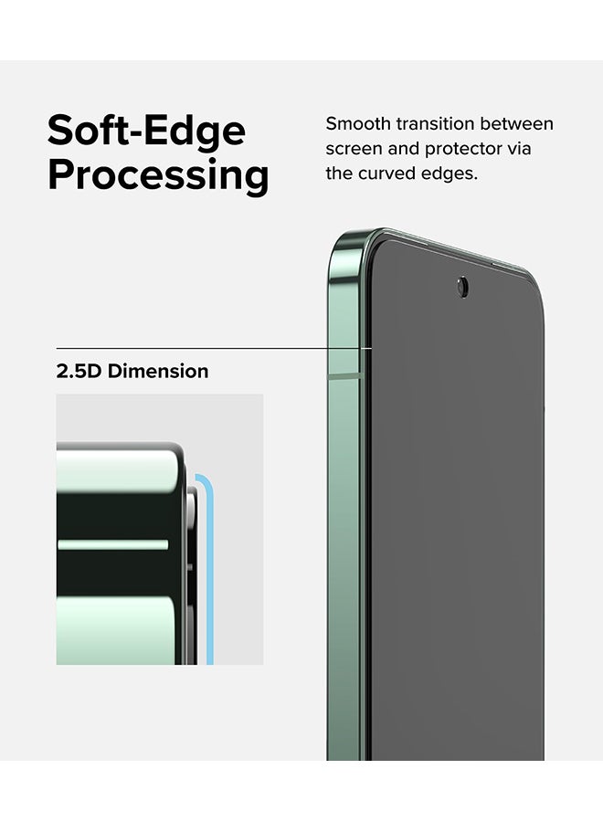 Ringke Tempered Glass [Easy Slide] Compatible with Xiaomi 14 Screen Protector, Case Friendly Shatterproof Premium 9H Hardness, Easy to Install - 2 Pack Clear - Image 5