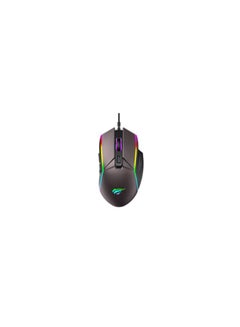 havit Gaming Mouse Rgb 1200-7200 Dpi (Ochre) Ms1028  - Image 1