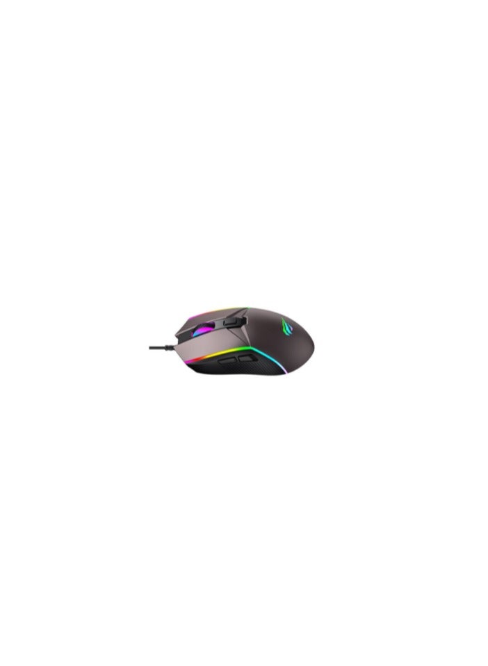havit Gaming Mouse Rgb 1200-7200 Dpi (Ochre) Ms1028 - Image 4