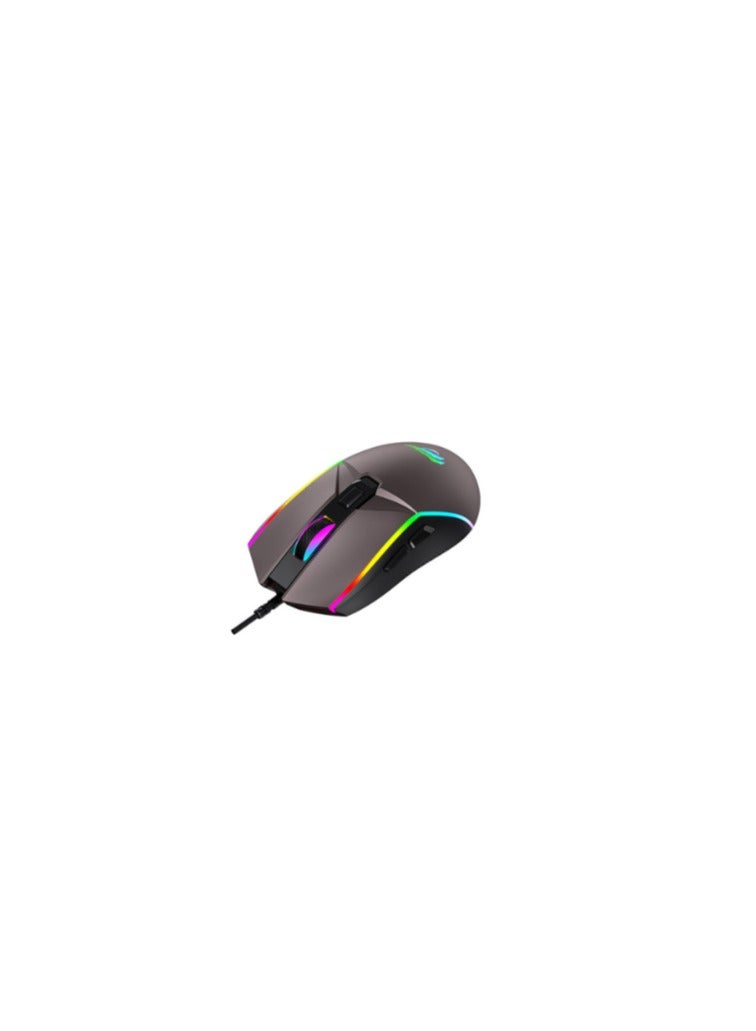havit Gaming Mouse Rgb 1200-7200 Dpi (Ochre) Ms1028 - Image 3