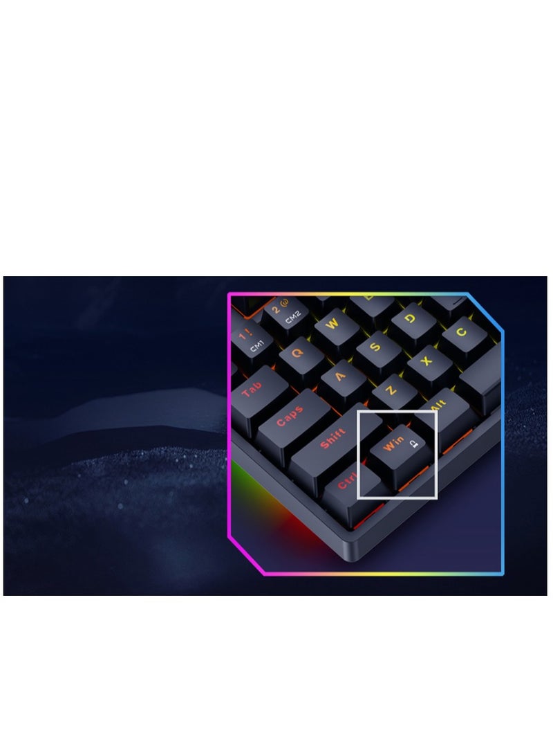 havit - Rgb Mechanical Gaming Keyboard Black Kb890L - Image 1