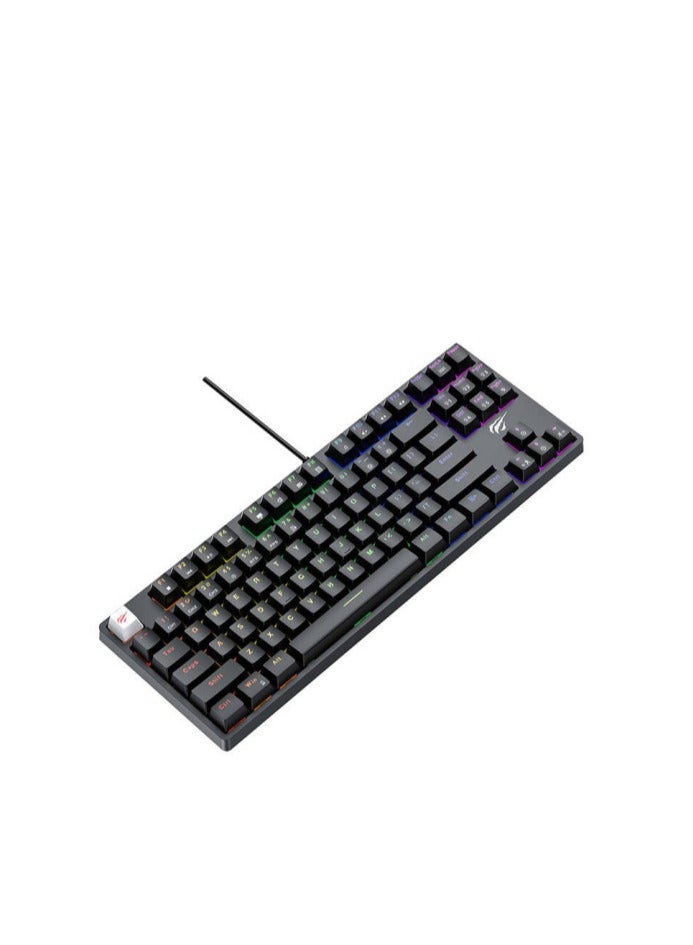 havit - Rgb Mechanical Gaming Keyboard Black Kb890L - Image 1