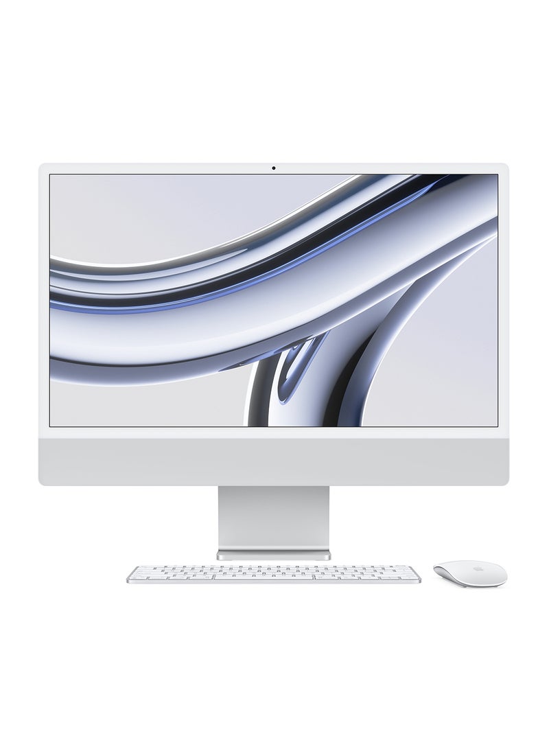 أبل شاشة iMac AIO مقاس 24 بوصة، شريحة M3 مع وحدة معالجة مركزية 8 نواة ووحدة معالجة رسومية 8 نواة/ذاكرة وصول عشوائي 16 جيجابايت/محرك أقراص SSD سعة 1 تيرابايت/نظام تشغيل macOS  - Image 1