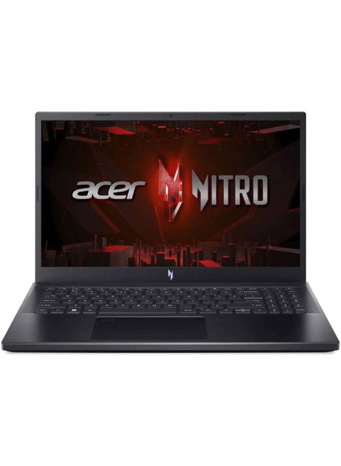 Nitro V15 Laptop With 15.6-Inch FHD IPS 144Hz Display, Ryzen 7-7735HS Processor/16GB RAM/1TB SSD/8GB NVidia GeForce RTX 4060 Graphics Card/Windows 11 Home English Obsidian Black