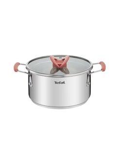 Tefal Tefal Optispace Stainless Steel Stewpot Set- G720S678 Grey 18,22,26,30cm  - Image 2