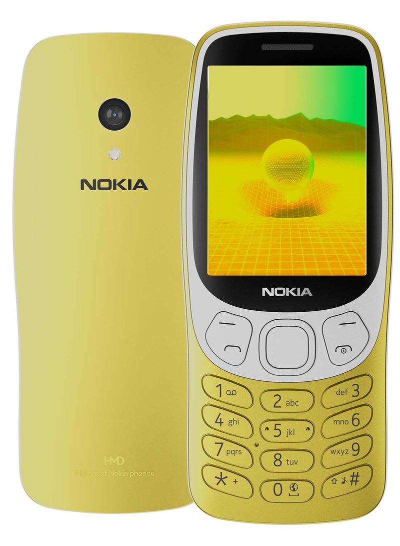 NOKIA 3210 Dual SIM Y2K Gold 64MB RAM 128MB 4G - Middle East Version - Image 1