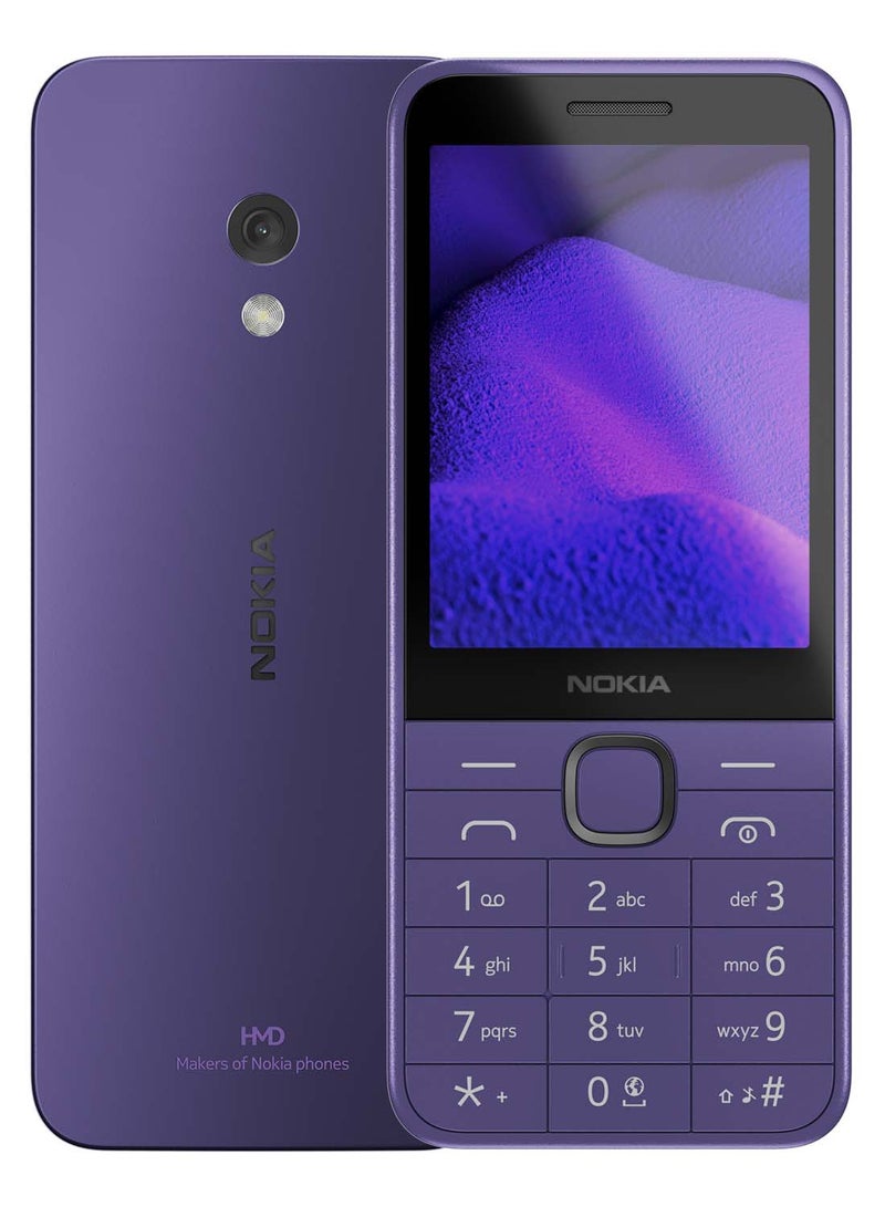 نوكيا 235 ثنائي الشريحة أرجواني، 64 ميجابايت من ذاكرة الوصول العشوائي، 128 ميجابايت، 4G - إصدار الشرق الأوسط  - Image 1