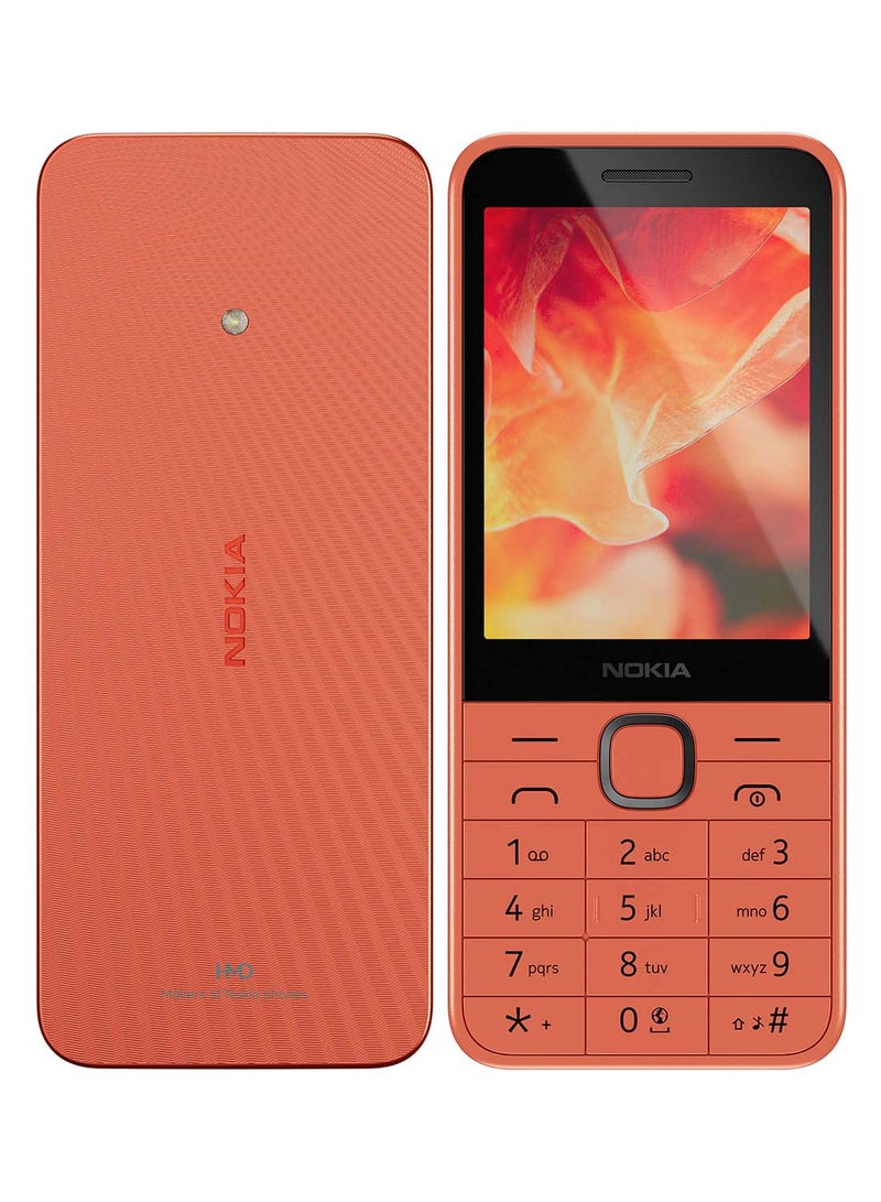 نوكيا - 215 ثنائي الشريحة، خوخي، 64 ميجابايت من ذاكرة الوصول العشوائي، 128 ميجابايت، 4G - إصدار الشرق الأوسط - Image 1