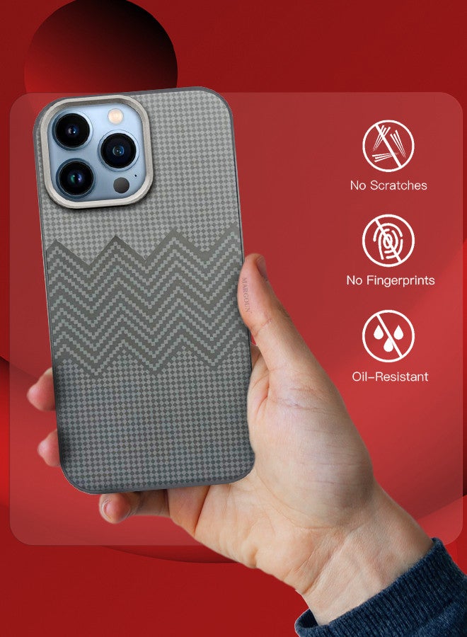 MARGOUN For iPhone 13 Pro Max 3 Pack Case And 2 Screen Protectors Carbon Fiber Made Slim And Light Shockproof Phone Cover Military-Grade Protection MIX5  - Image 4