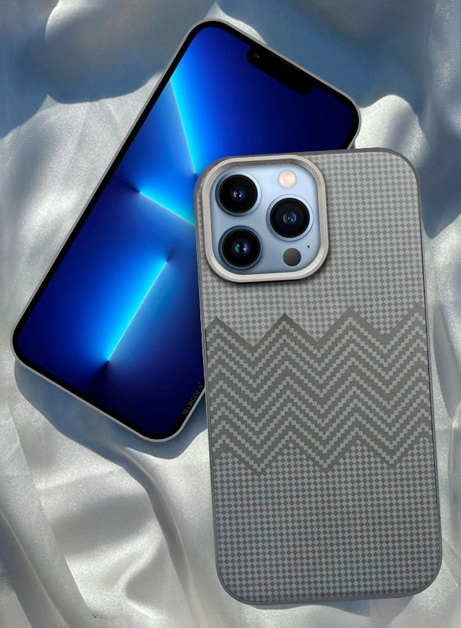 مارجون For iPhone 13 Pro Max Case Carbon Fiber Made Slim And Light Shockproof Phone Cover Military-Grade Protection MIX5 - Image 1