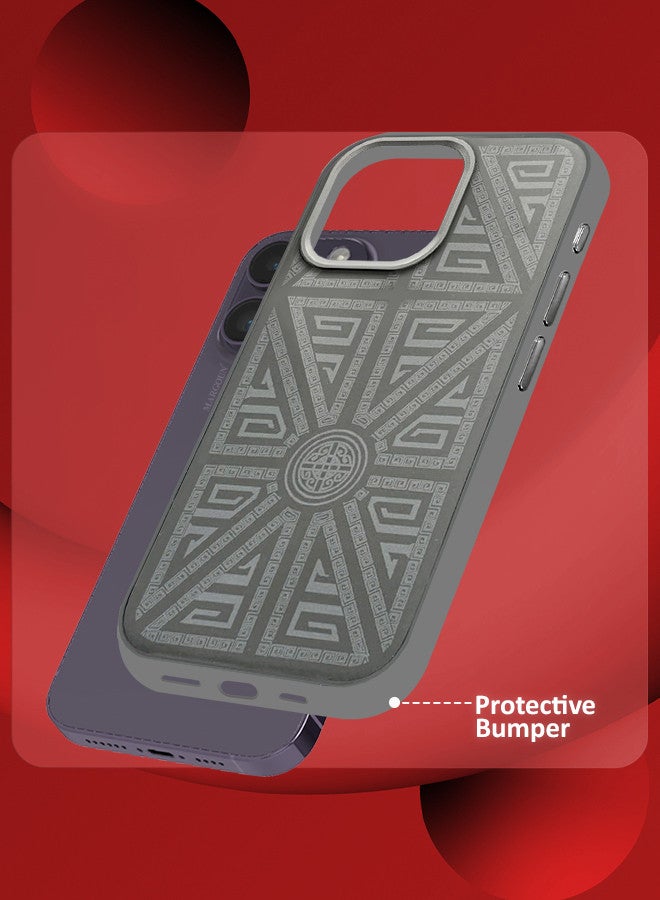 MARGOUN For iPhone 14 Pro Max 3 Pack Case And 2 Screen Protectors Carbon Fiber Made Slim And Light Shockproof Phone Cover Military-Grade Protection MIX6  - Image 2