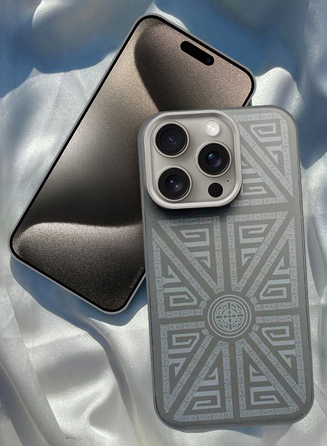 مارجون غطاء آيفون 15 برو مصنوع من ألياف الكربون نحيف وخفيف مقاوم للصدمات حماية من الدرجة العسكرية - Image 1