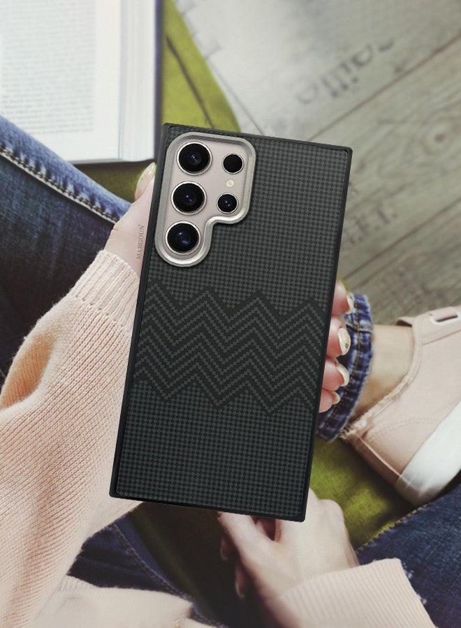 MARGOUN For Samsung Galaxy S24 Ultra Case Carbon Fiber Made Slim And Light Shockproof Phone Cover Military-Grade Protection MIX2 - Image 5