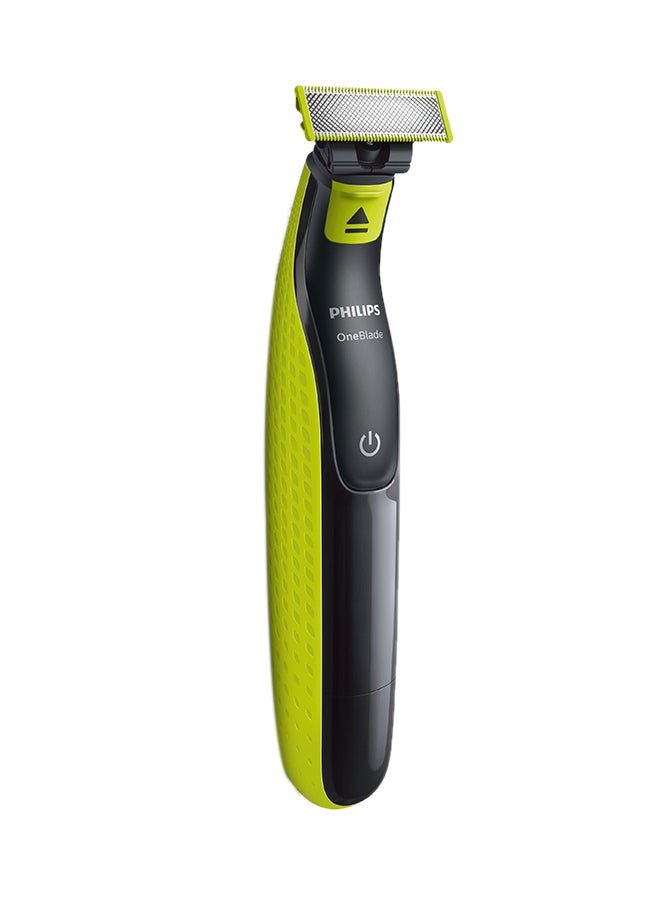 Philips One Blade Shaver Wet And Dry Rechargable Black/Green  - Image 1
