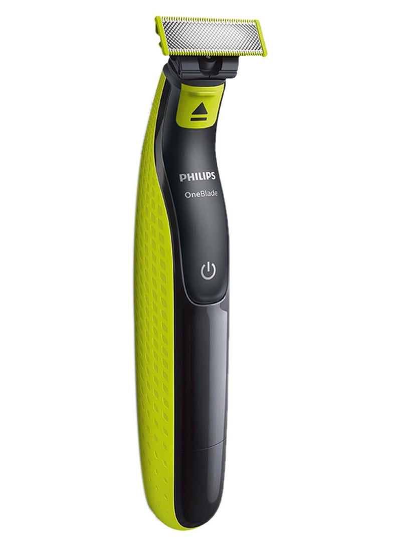 Philips One Blade Shaver Wet And Dry Rechargable Black/Green - Image 1