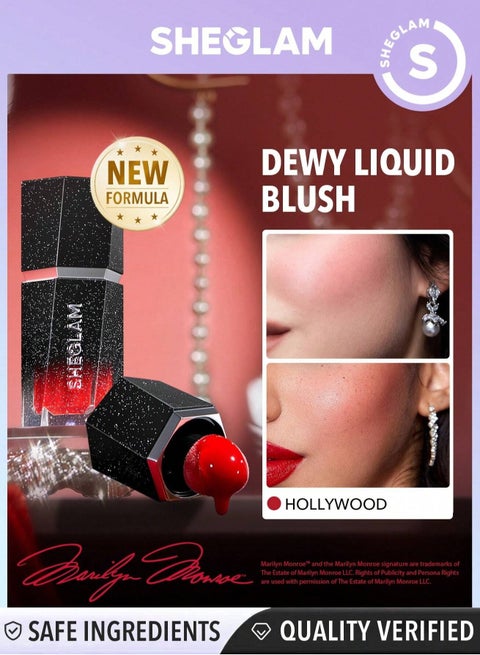 Color Bloom Dewy Liquid Blush - Hollywood Red