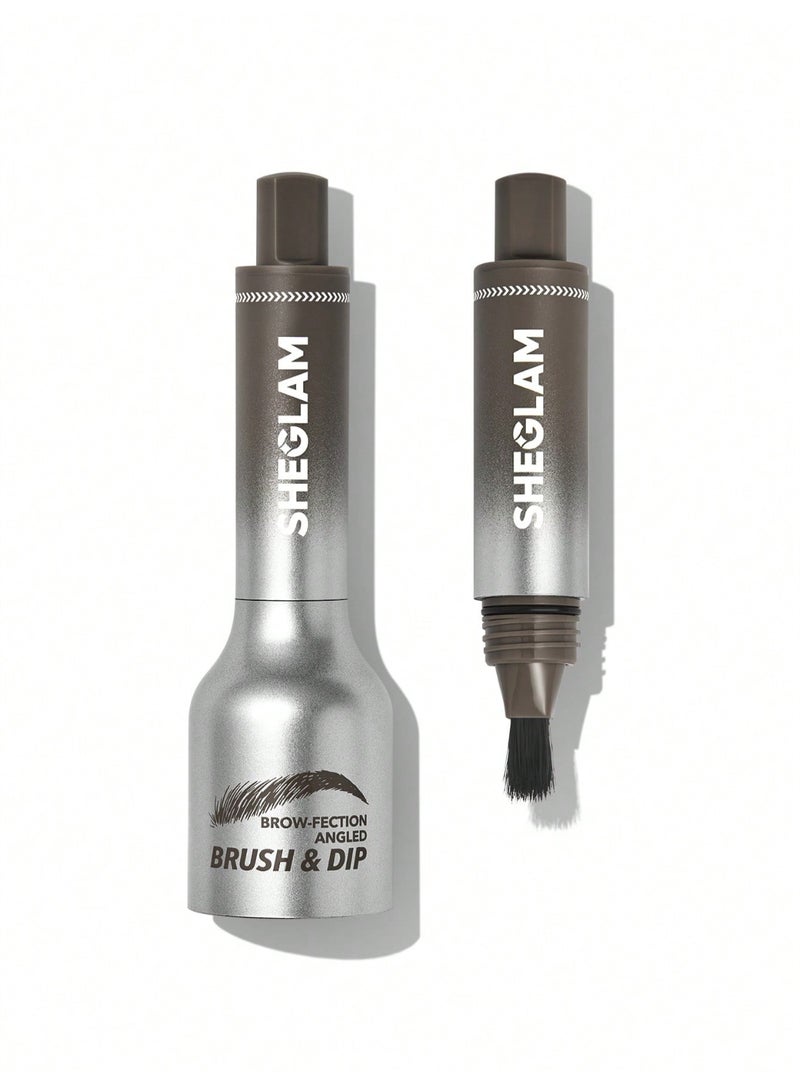 SHEGLAM Brow-Fection Angled Brush & Dip - Espresso Espresso  - Image 1