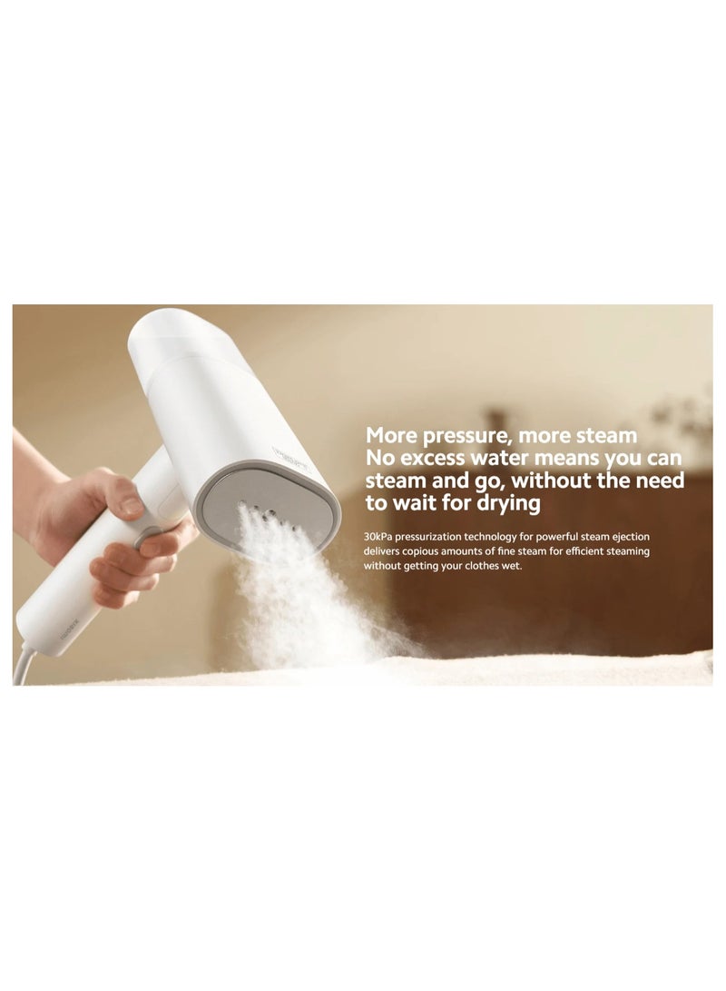 Xiaomi - Handheld Garment Steamer | Foldable | Die-cast aluminum panel | 2-in-1 design for Horizontal or Vertical | 160 ml 1300 W MJGTJ02LF White - Image 1