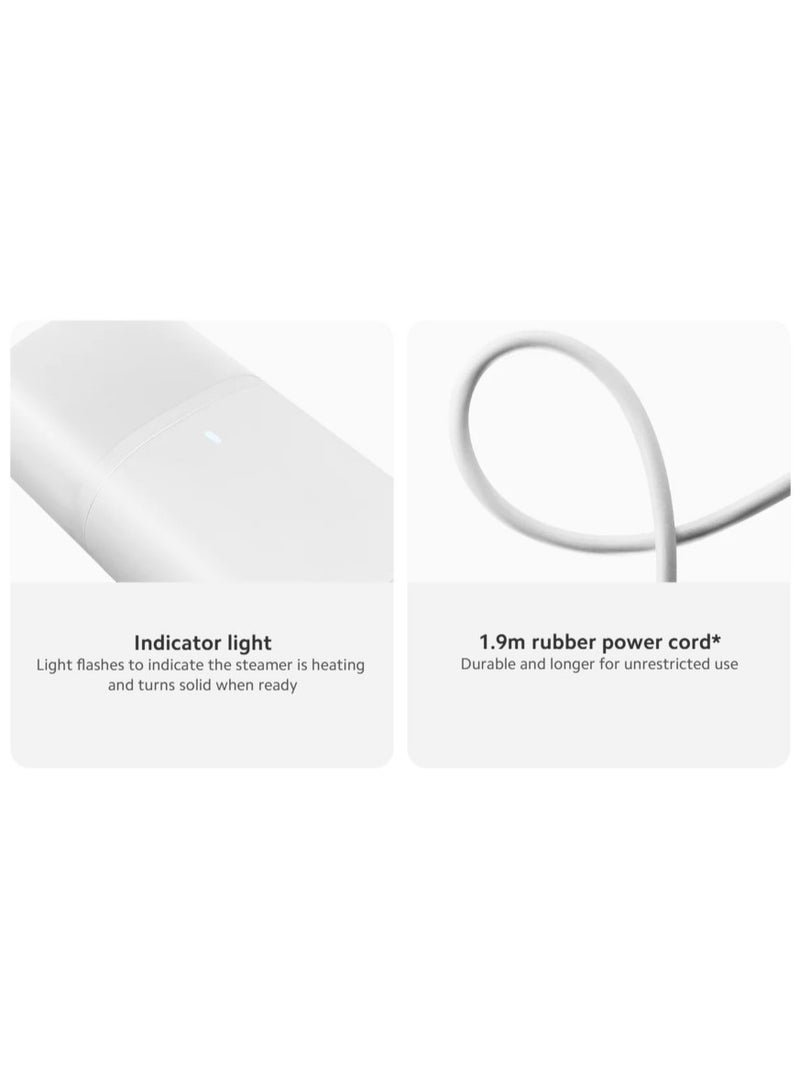 Xiaomi - Handheld Garment Steamer | Foldable | Die-cast aluminum panel | 2-in-1 design for Horizontal or Vertical | 160 ml 1300 W MJGTJ02LF White - Image 1