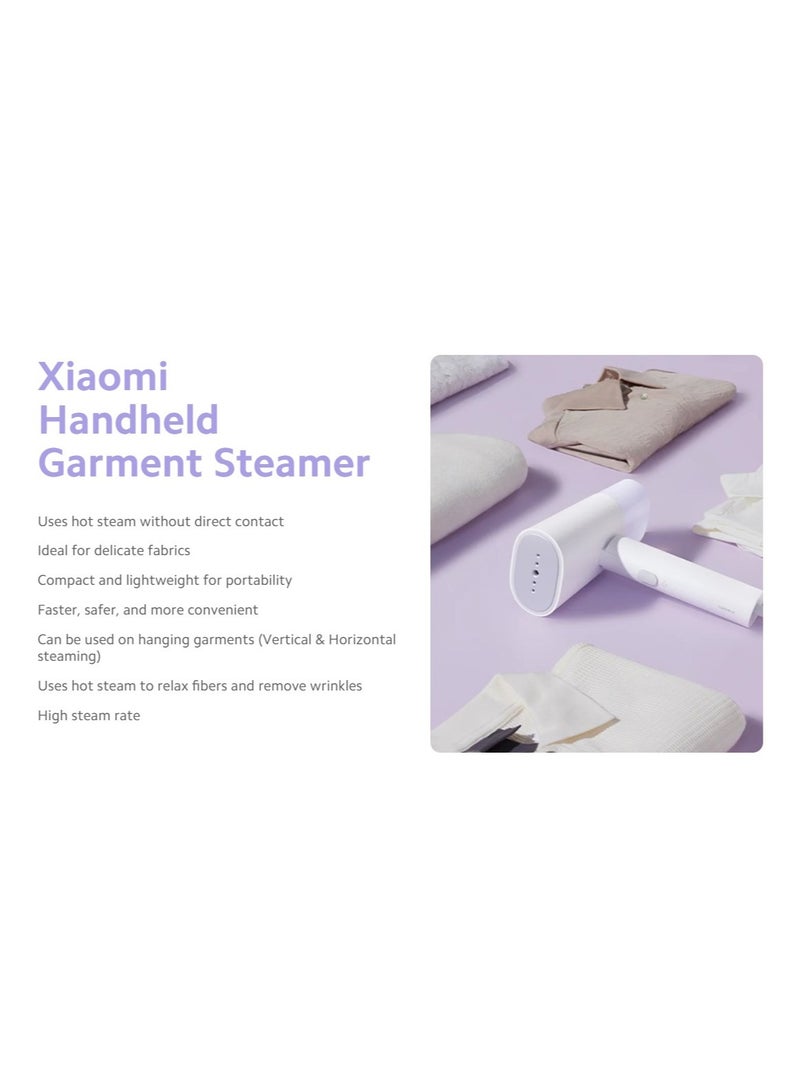 Xiaomi - Handheld Garment Steamer | Foldable | Die-cast aluminum panel | 2-in-1 design for Horizontal or Vertical | 160 ml 1300 W MJGTJ02LF White - Image 1