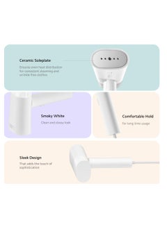 Xiaomi Handheld Garment Steamer | Foldable | Die-cast aluminum panel | 2-in-1 design for Horizontal or Vertical | 160 ml 1300 W MJGTJ02LF White  - Image 3