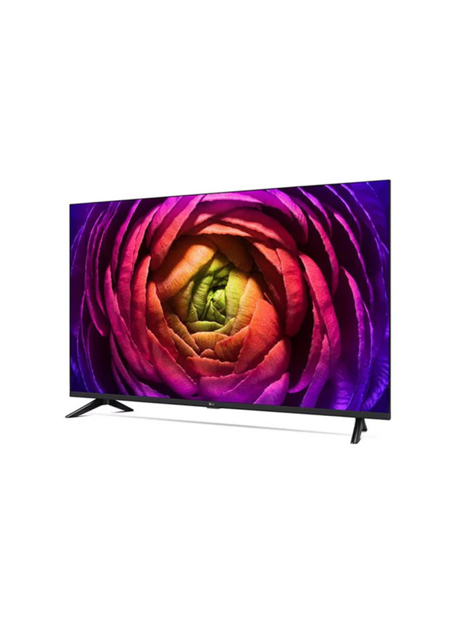 LG - Renewed - 55-Inch Smart TV 4K 55UR80 Black - Image 1