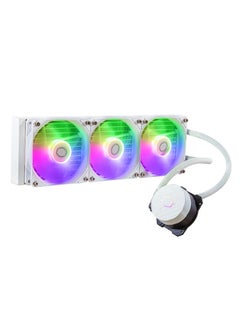 COOLER MASTER Liquid 360L Core ARGB CPU Liquid Cooler - Dual Chamber Gen S Pump, Superior Radiator and 120 mm ARGB Fans, LGA 1700 and AM5 Brackets, 12 Volts (DC)  - Image 3