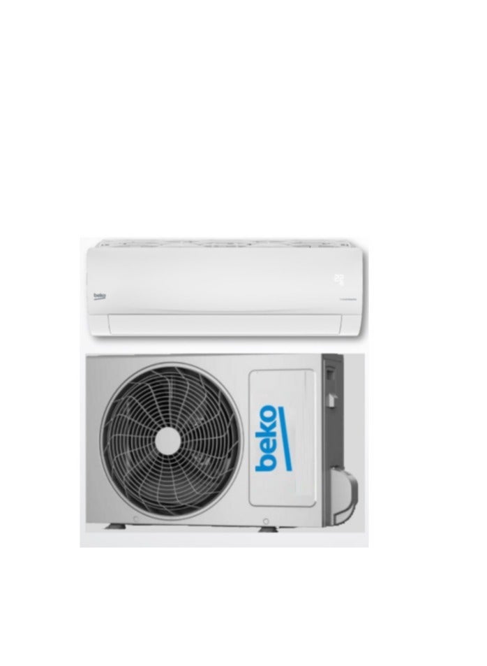 Beko - Split Air Conditioner (3 HP) Cooling Only Pro Smart Inverter Ultra-fast cooling Airflow Volume 1200 m³/h BICT2421X BICT2421X White - Image 1