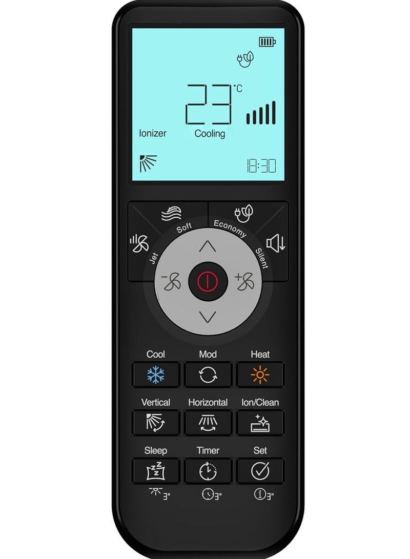 Beko Split Air Conditioner (1.5 HP) Heating and Cooling Pro Smart Inverter ultra-fast cooling & Heating Wi-Fi BIHT125W0SX BIHT125W0SX Silver  - Image 4