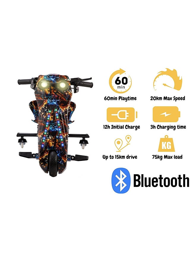 MYTOYS 36V Drifting Scooter 3 Wheel Electric Scooter - 3 Driving Modes- Bluetooth- Speaker- Lights - Shock Absorber Safety Gears Speed Up To 20KM/h (MT143)  - Image 2