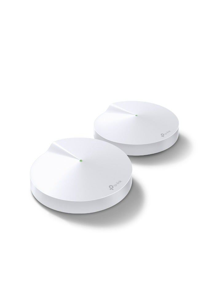تي بي لينك جهاز توجيه Deco Mesh WiFi (Deco M5) – جهاز توجيه لاسلكي ثنائي النطاق Gigabit، عبوتان  - Image 1