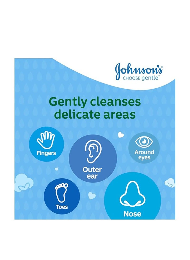 جونسون عبوة من 2 عود قطن في عبوة قابلة لإعادة التدوير 100 قطعة - Image 3