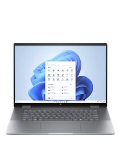 Envy 2-in-1 (Upgraded Version) Laptop With 16-Inch Display, AMD Ryzen 5-8640HS Processor/8GB RAM/512GB SSD/AMD Radeon Graphics/Windows 11 Home English Meteor Silver