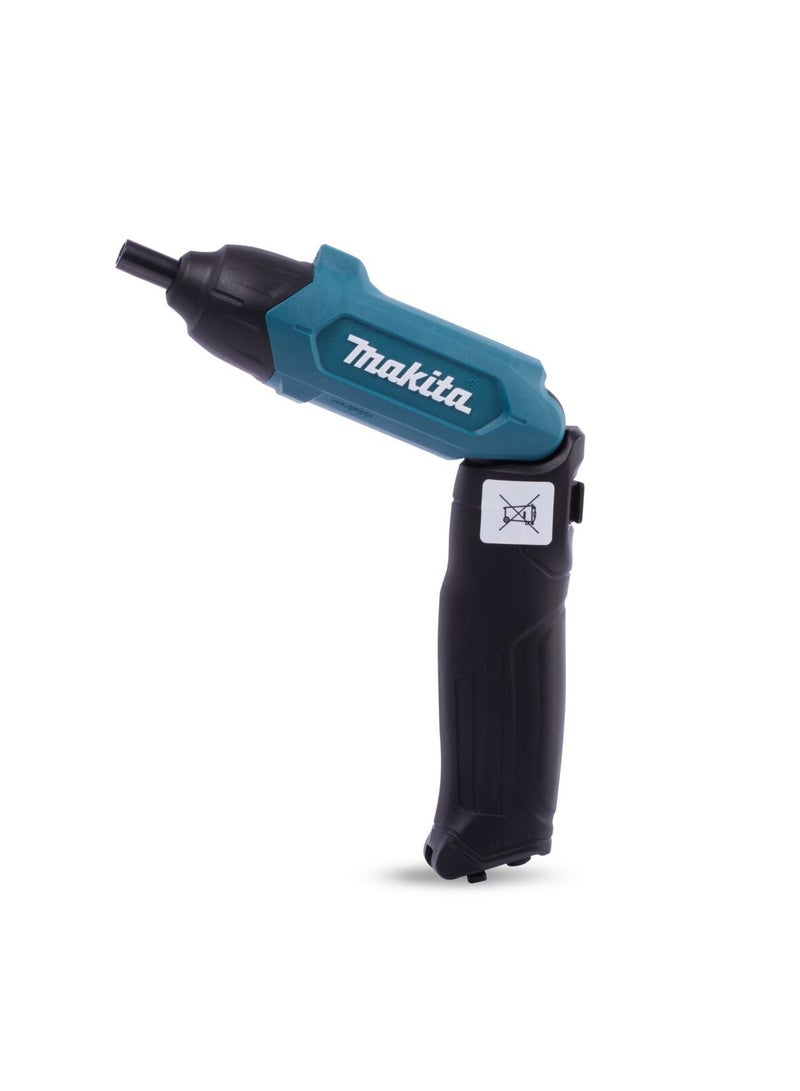 Makita Screwdriver with Case and Accessories Blue and Black  - Image 1