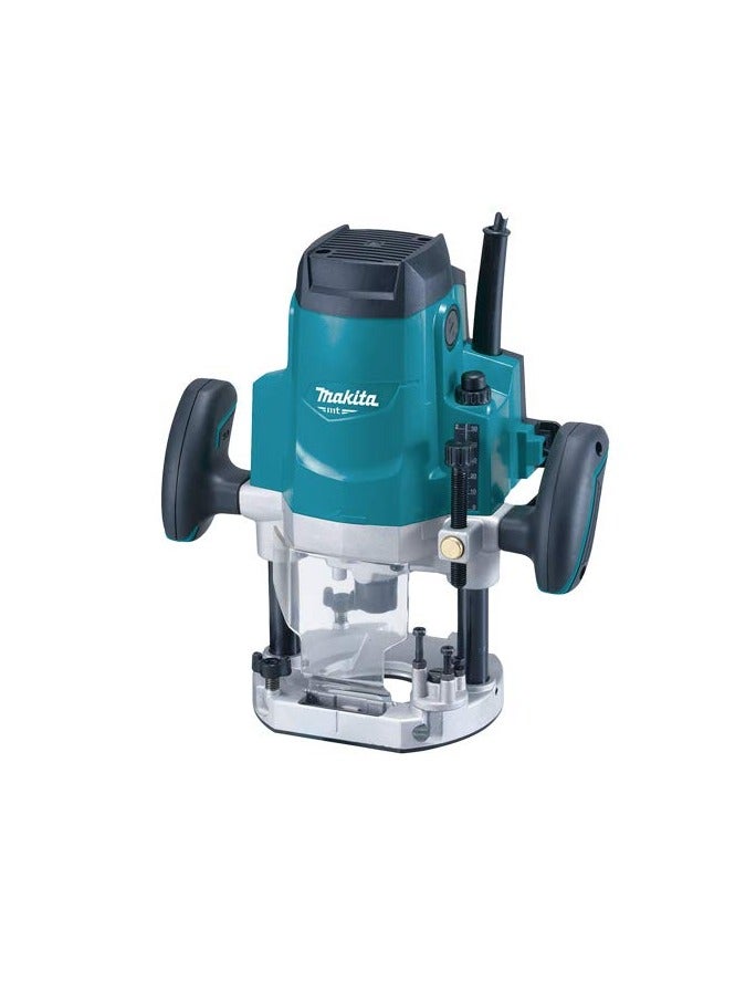 Makita Makita M3600B Plunge Type Router, Plunge Capacity 0~60mm, 12mm (1/2Inch), 1650W, 22000rpm, 5.5kg Blue  - Image 1