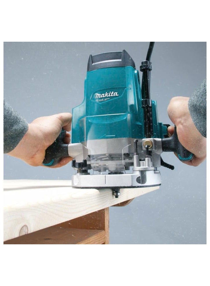 Makita Makita M3600B Plunge Type Router, Plunge Capacity 0~60mm, 12mm (1/2Inch), 1650W, 22000rpm, 5.5kg Blue  - Image 2